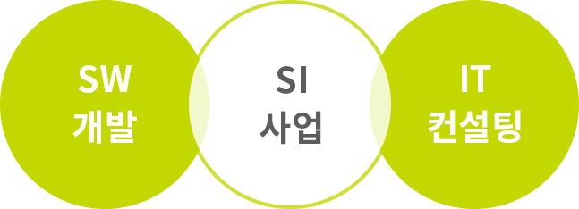 SW개발, SI사업, IT컨설팅